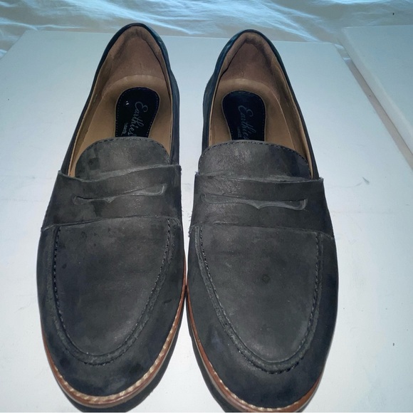 Earthies Braga‎ black suede loafers Shoes - Picture 14 of 16